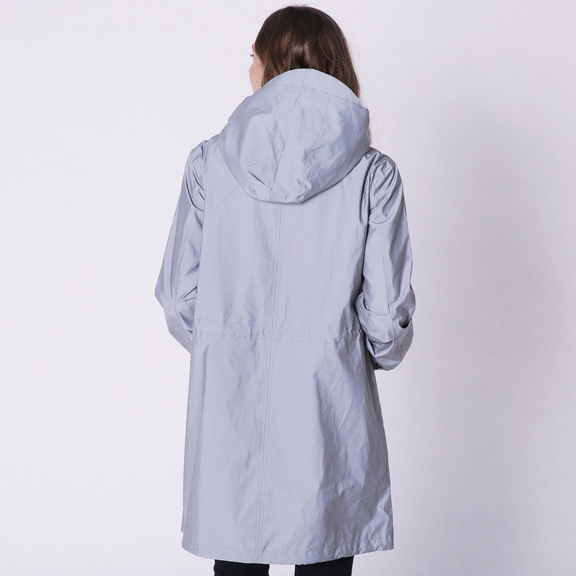 Nuage Hooded Reflective Rain Jacket