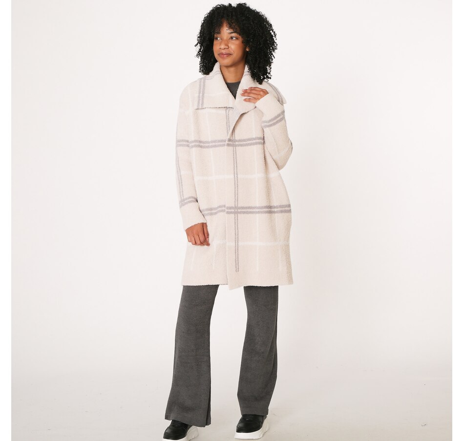 Image 228822_STMU.jpg, Product 228-822 / Price $159.33, Barefoot Dreams Cozy Chic Windowpane Drape Cardigan from Barefoot Dreams on TSC.ca's Fashion department