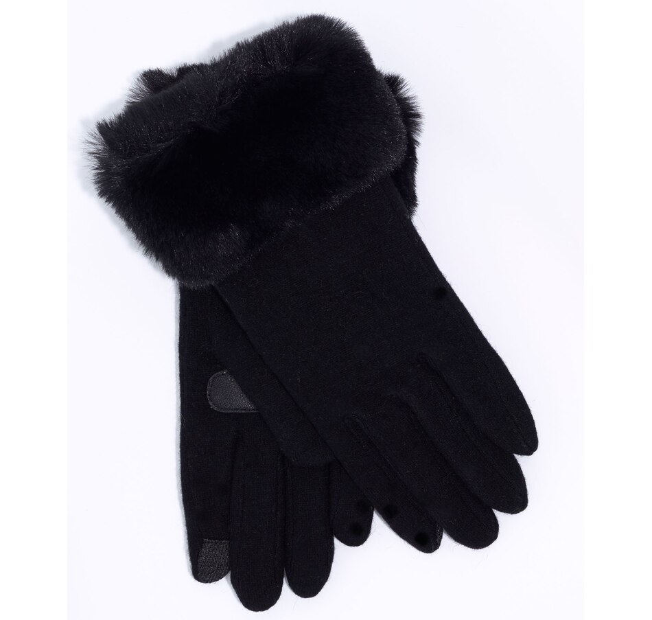 Image 228856_BLK.jpg, Product 228-856 / Price $24.33, Echo Accessories Faux Fur Cuff Glove from Echo on TSC.ca's Fashion department