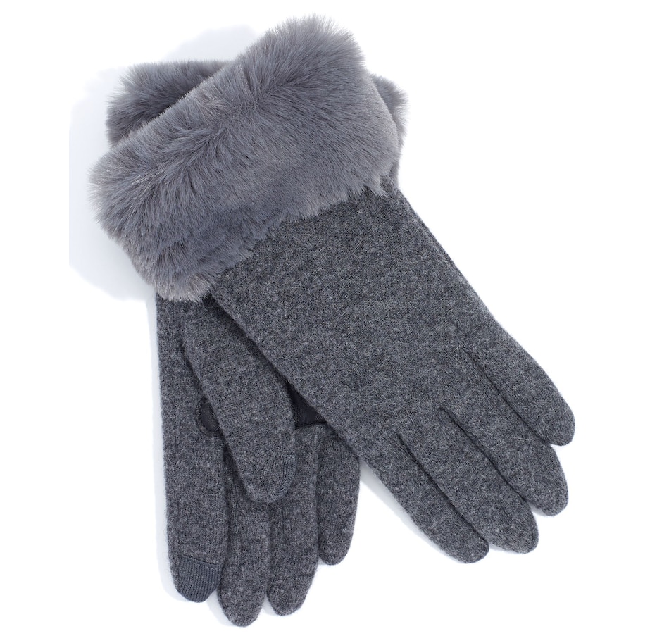 Image 228856_HGY.jpg, Product 228-856 / Price $24.33, Echo Accessories Faux Fur Cuff Glove from Echo on TSC.ca's Fashion department