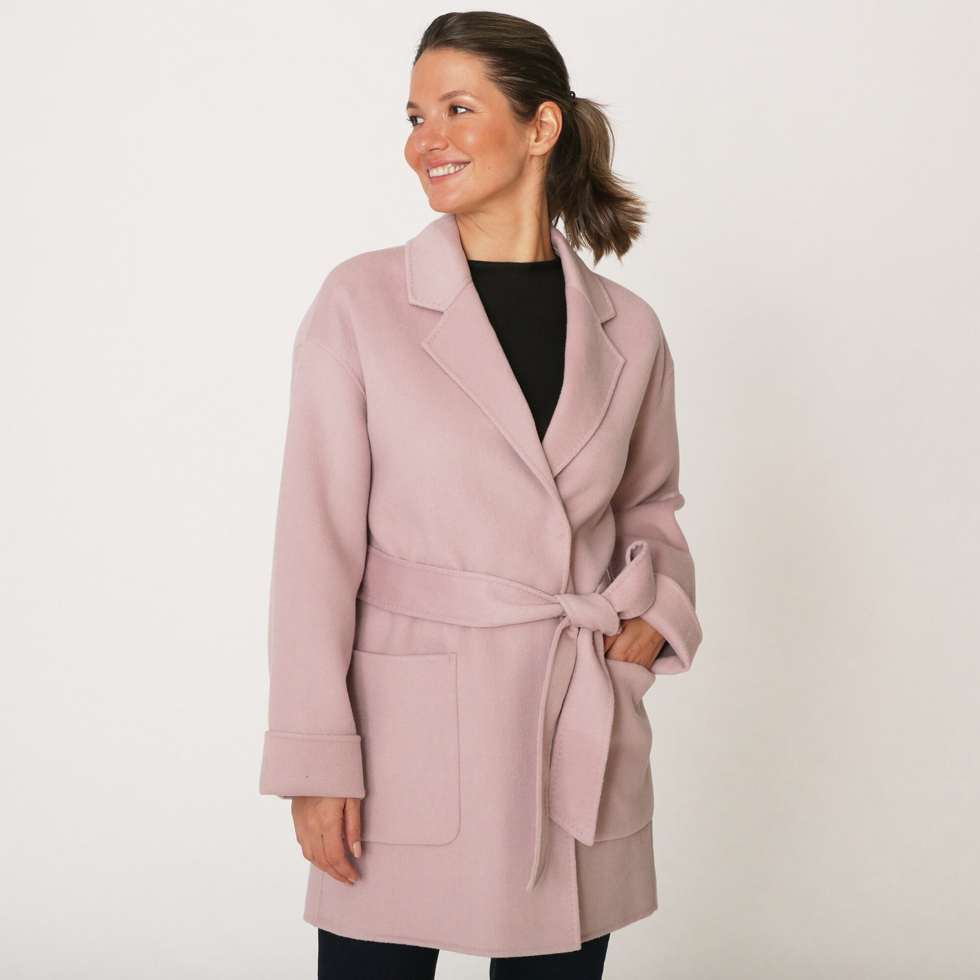 Nuage Belted Wool Coat