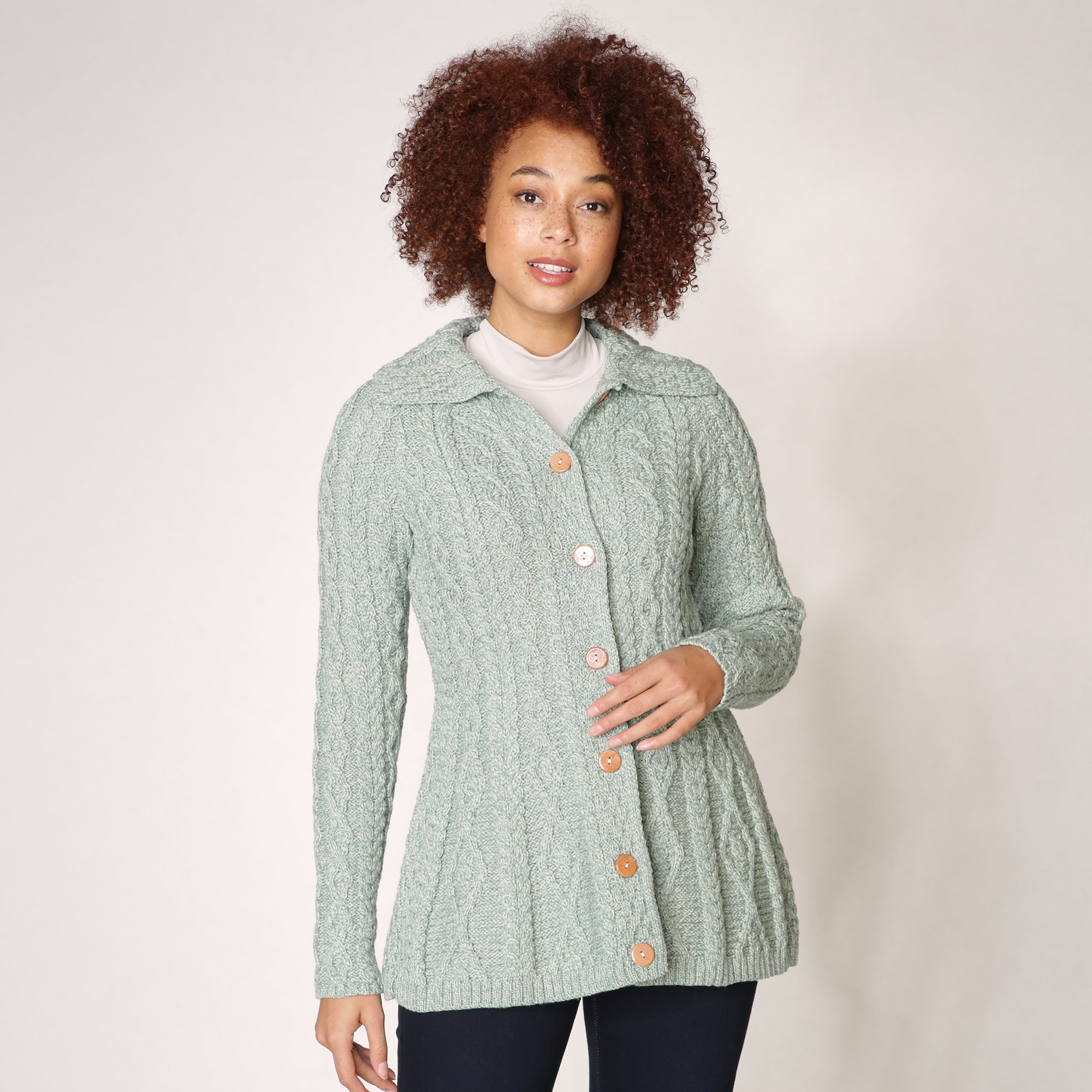 Clothing & Shoes - Tops - Sweaters & Cardigans - Cardigans - Aran