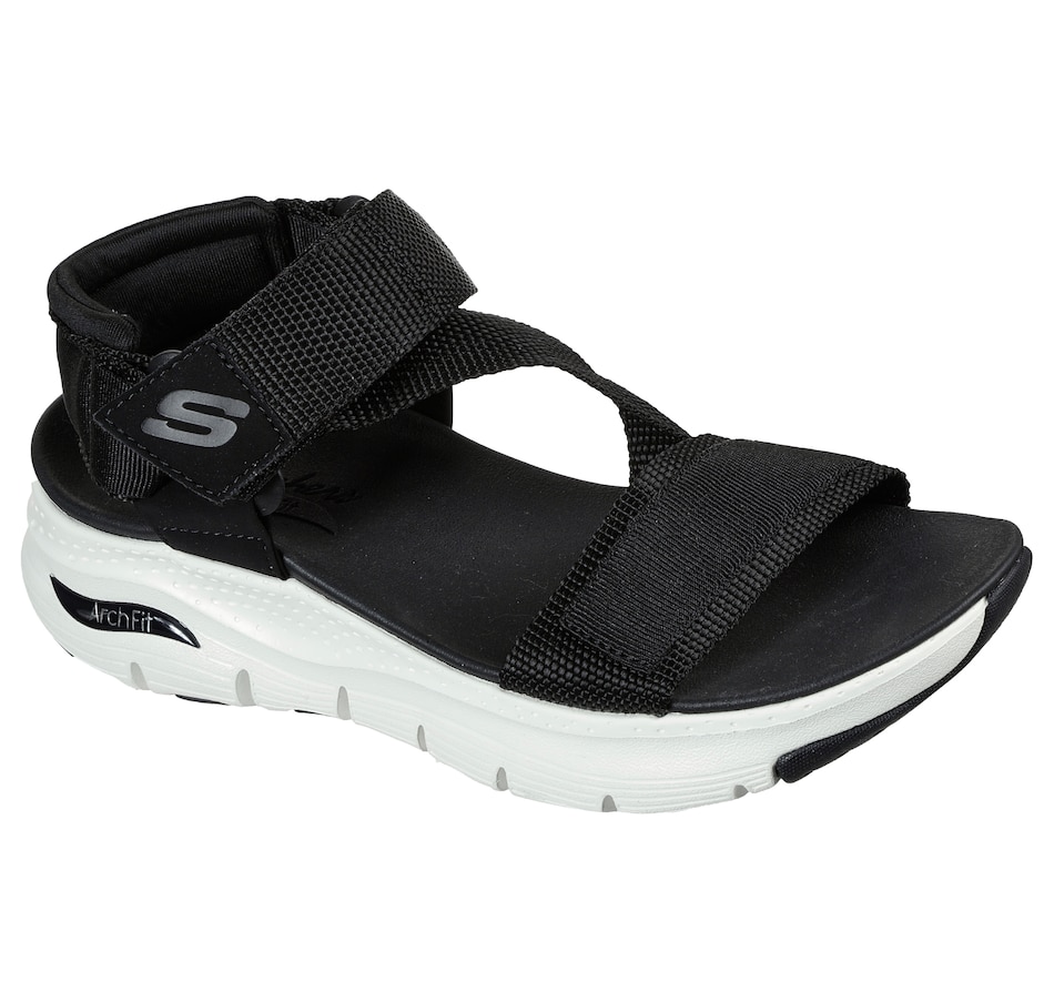 Image 229068_BLK.jpg, Product 229-068 / Price $39.33, Skechers Arch Fit Casual Retro Sandal from Skechers on TSC.ca's Clothing & Shoes department