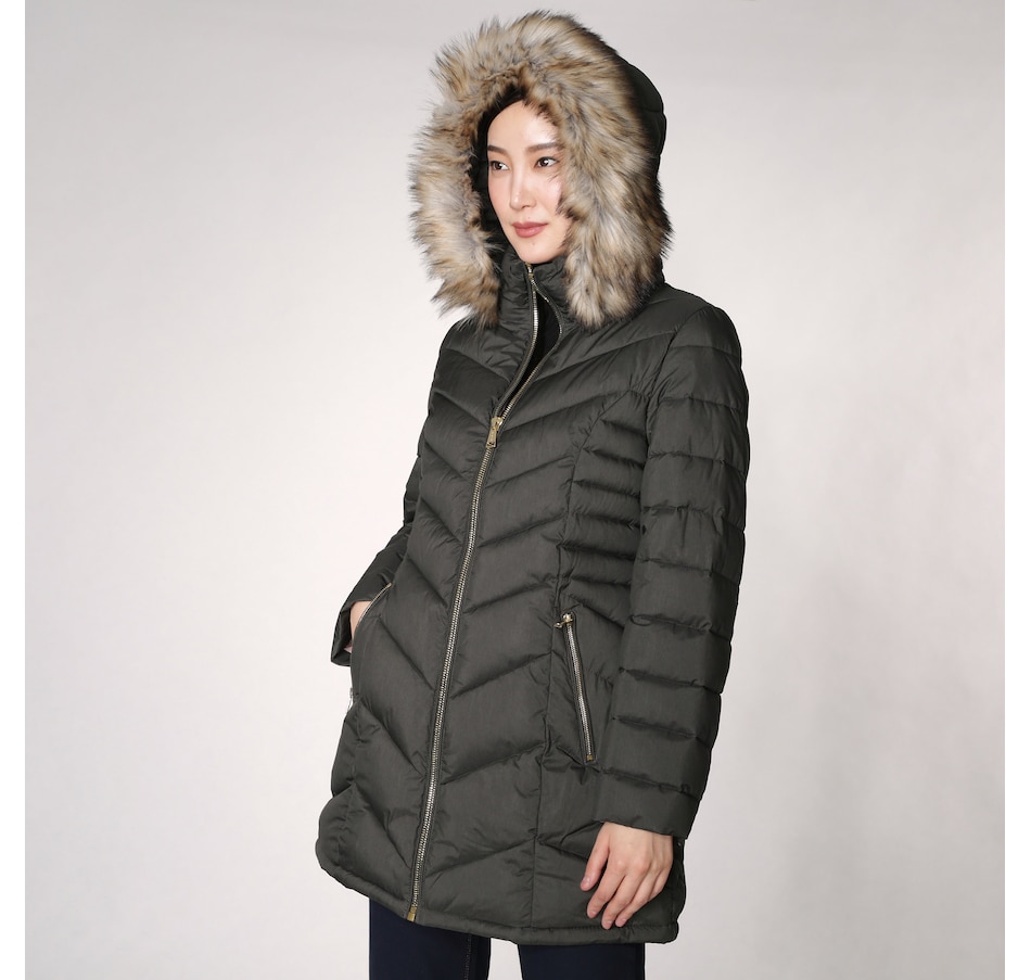 Image 229080_ALTMORE1.jpg, Product 229-080 / Price $99.33, Laundry by Shelli Segal Ladies' Puffer Jacket With Faux Fur Trim from Laundry by Shelli Segal on TSC.ca's Fashion department