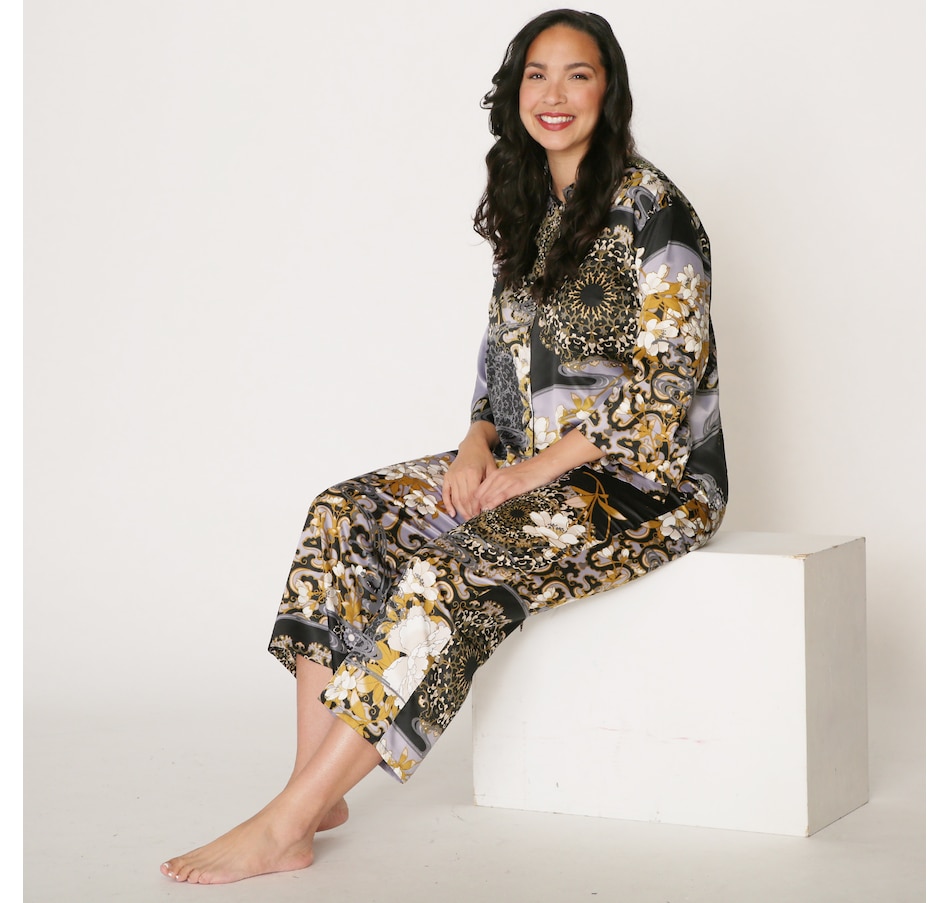 Image 229111_BKMU.jpg, Product 229-111 / Price $59.33, N Natori Imperial Lotus PJ Set from N Natori on TSC.ca's Fashion department