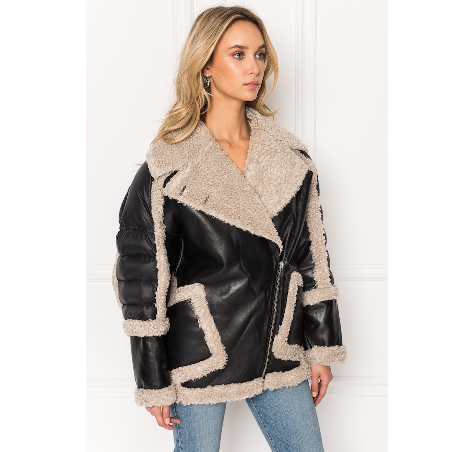 Image 229137_ALTMORE1.jpg, Product 229-137 / Price $469.33, LAMARQUE Lisa Leather and Sherpa Jacket from LAMARQUE on TSC.ca's Fashion department