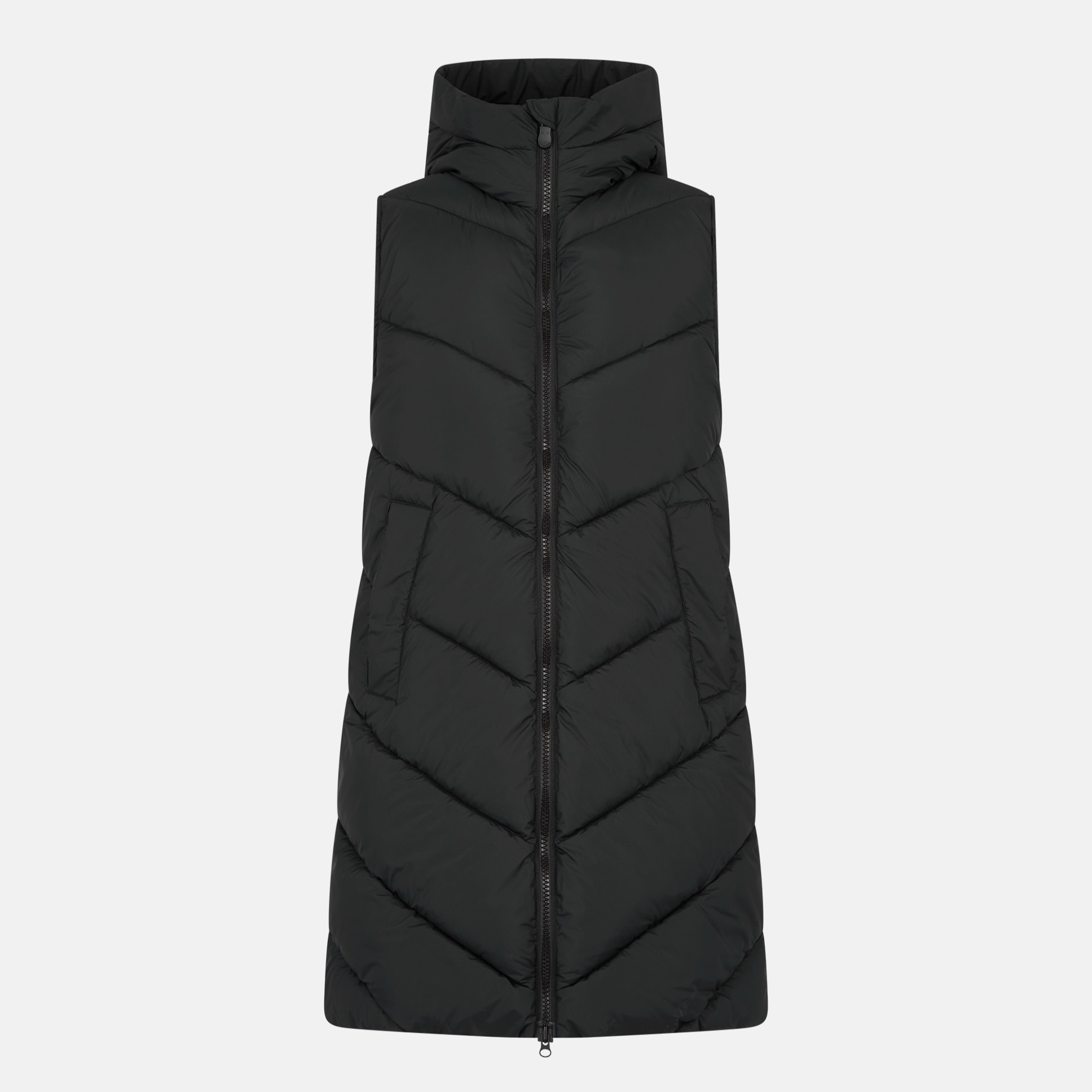 maxi puffer vest