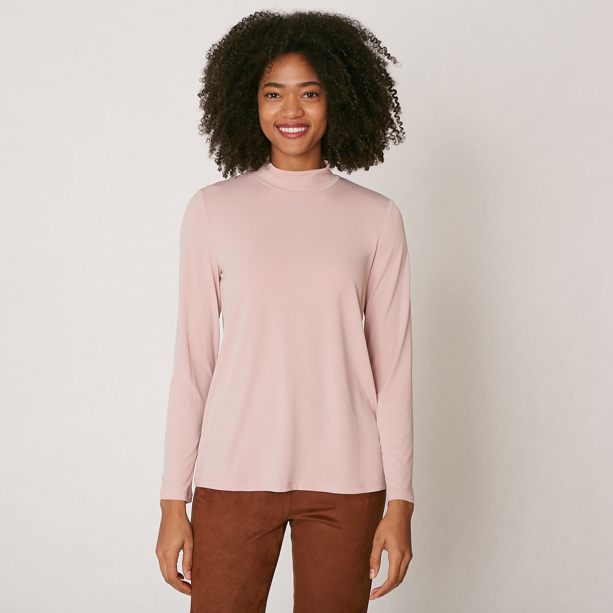 kim rogers mock turtleneck
