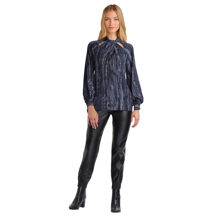 Image 229287_INDIK.jpg, Product 229-287 / Price $19.33, H Halston Knotted Neck Blouse from H Halston on TSC.ca's Fashion department