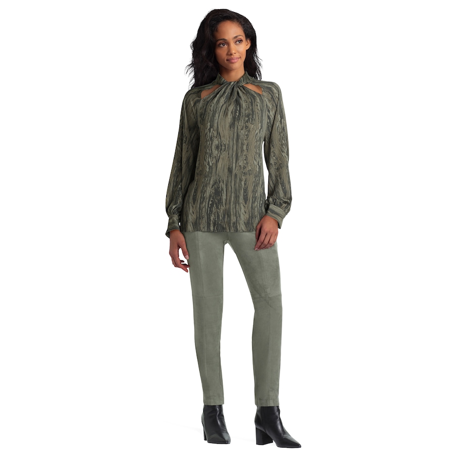 Image 229287_OLI.jpg, Product 229-287 / Price $19.33, H Halston Knotted Neck Blouse from H Halston on TSC.ca's Fashion department