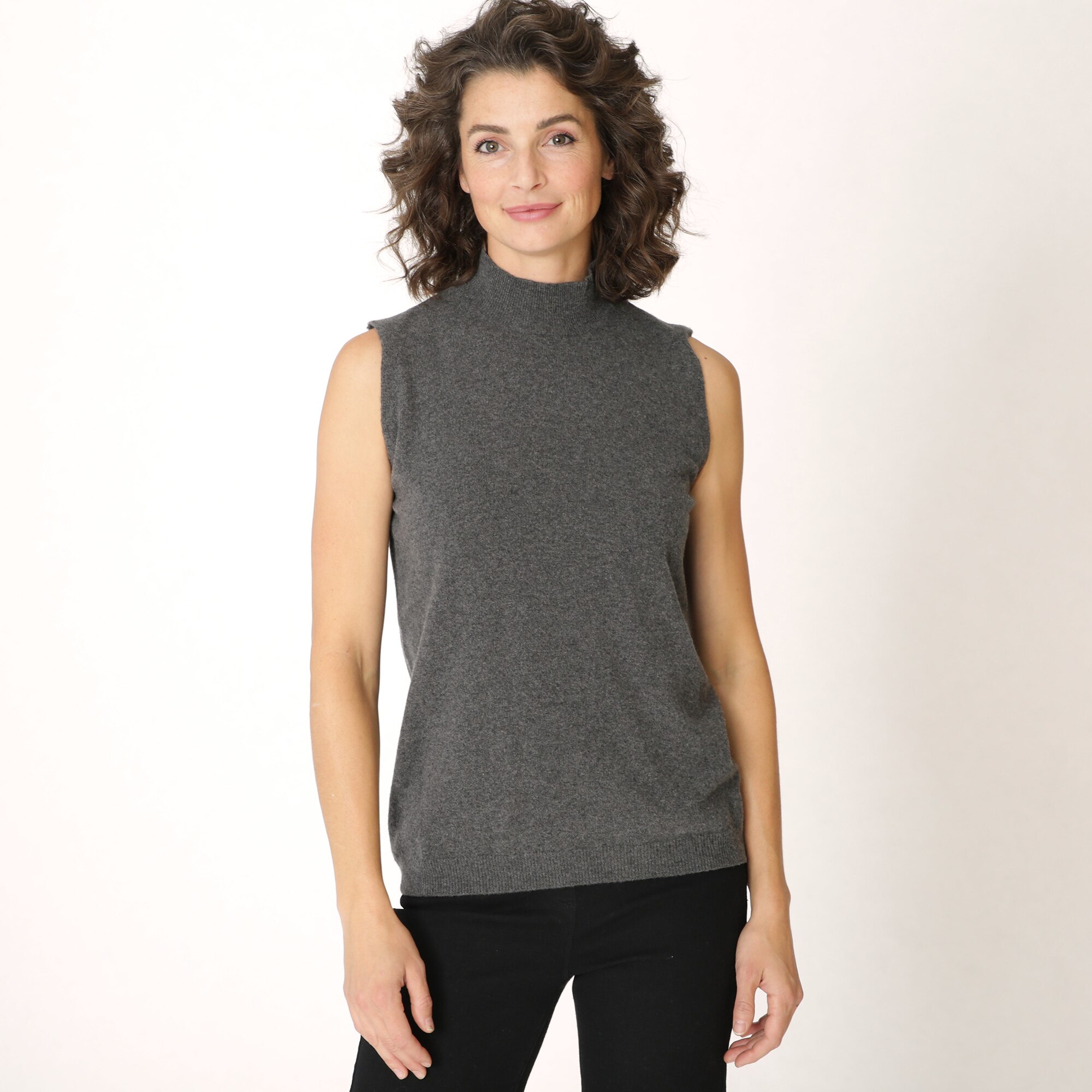 cashmere sleeveless top