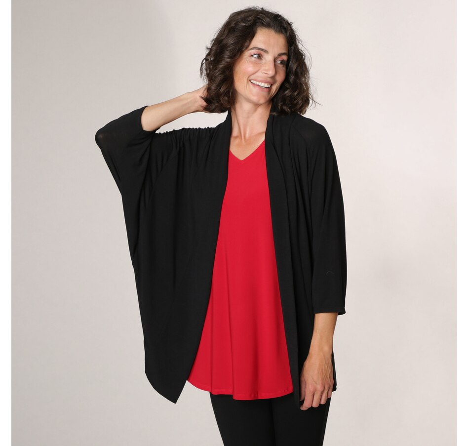 Image 229414_BLK.jpg, Product 229-414 / Price $24.33, Red Coral Shawl Cardigan from Red Coral Fashions on TSC.ca's Fashion department