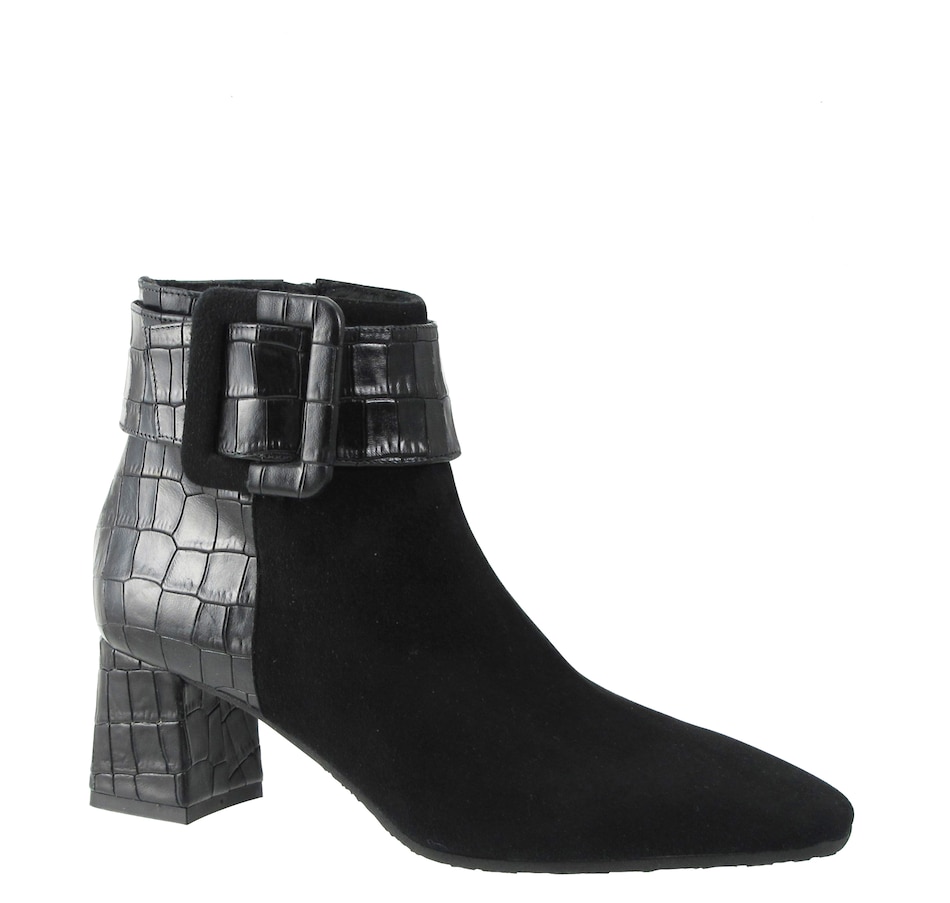Image 229550_ONX.jpg, Product 229-550 / Price $349.88, Ron White Luna Croco and Suede Ankle Boot from Ron White on TSC.ca's Shoes department