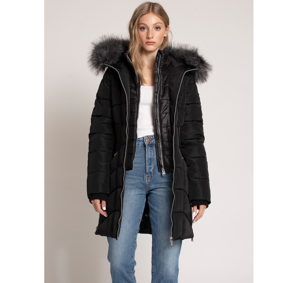 Image 229599_BLK.jpg, Product 229-599 / Price $97.88, Point Zero Imogen Ultralight Hooded Coat from Point Zero on TSC.ca's Fashion department