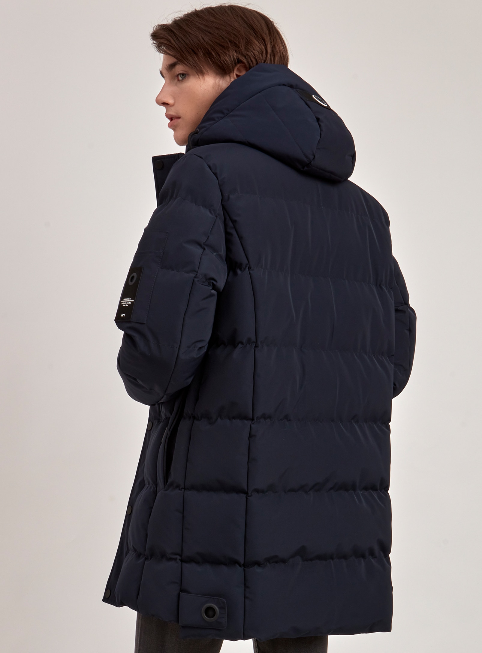 levi's long puffer coat