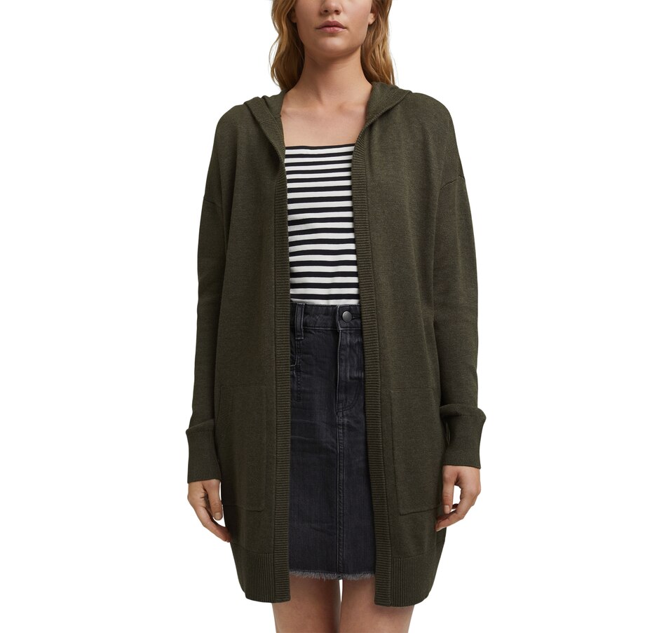 Image 229623_DKKI.jpg, Product 229-623 / Price $39.33, Esprit Hooded Open Cardigan from Esprit on TSC.ca's Fashion department
