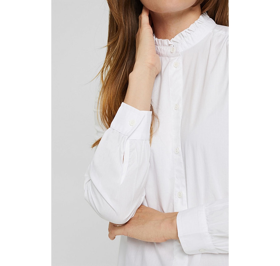 Image 229641_ALTMORE3.jpg, Product 229-641 / Price $29.33, Esprit Long Poplin Solid Blouse from Esprit on TSC.ca's Fashion department