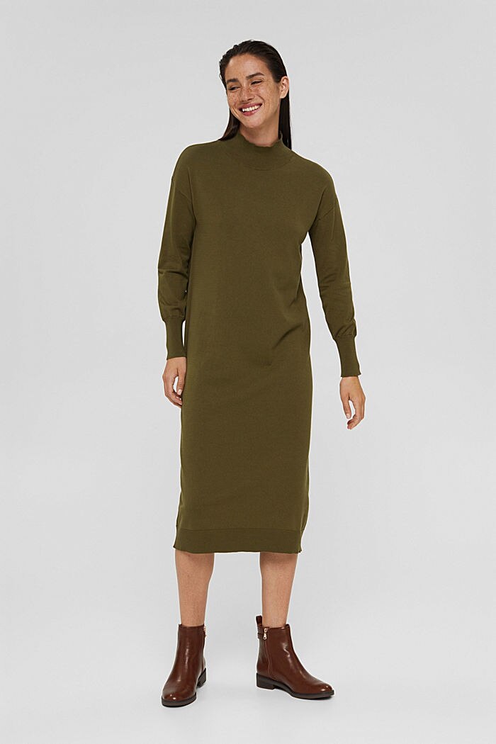 Cotton sweater outlet dress