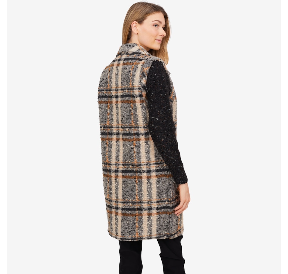 Image 229706_ALTMORE3.jpg, Product 229-706 / Price $44.33, claudia ev Wide Notch Collar Button Front Vest from claudia ev on TSC.ca's Fashion department