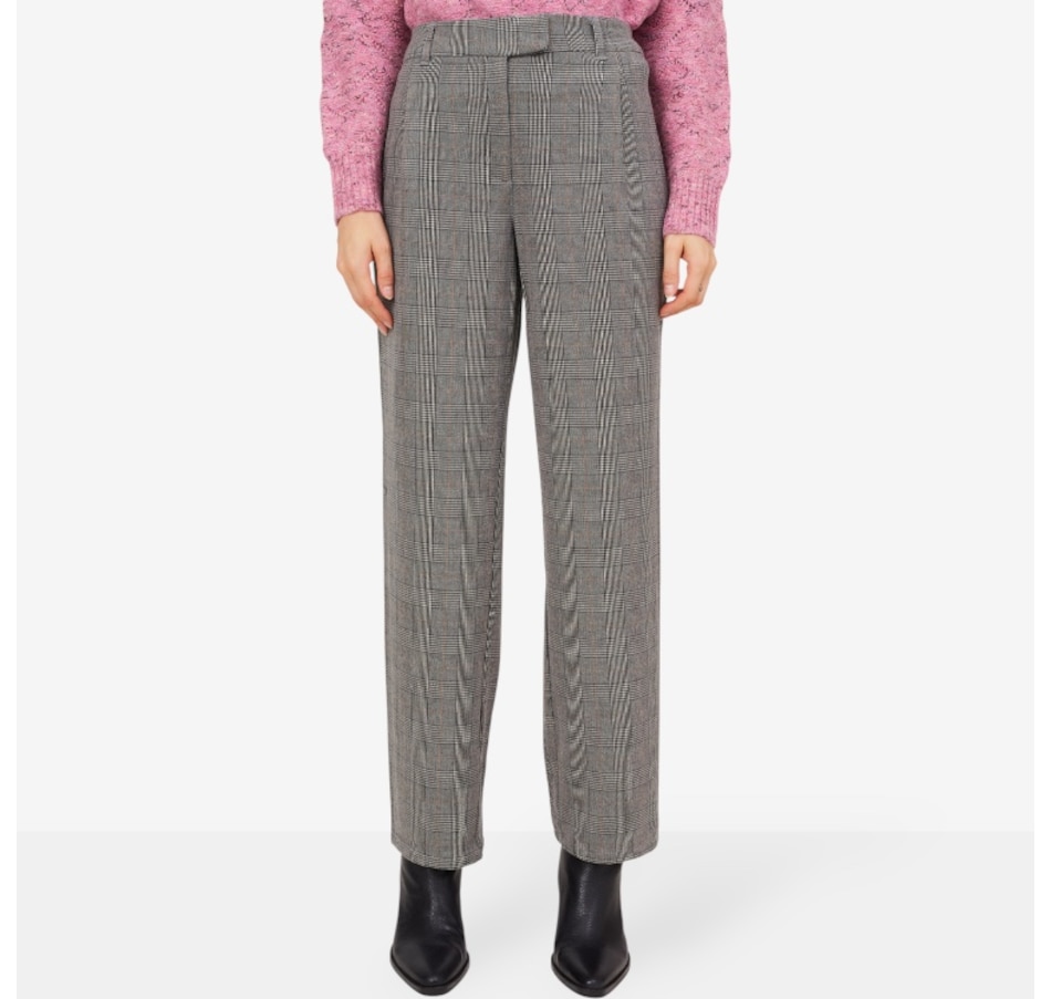 Image 229708_BLK.jpg, Product 229-708 / Price $59.88, claudia ev Fly Front Trouser with Pleats from claudia ev on TSC.ca's Fashion department