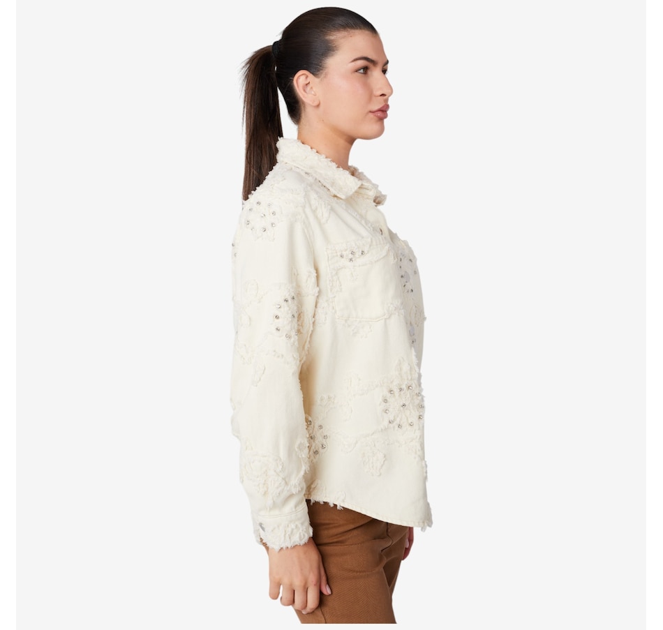 Image 229716_ALTMORE1.jpg, Product 229-716 / Price $69.88, claudia ev Shacket with Fancy Applique from claudia ev on TSC.ca's Fashion department