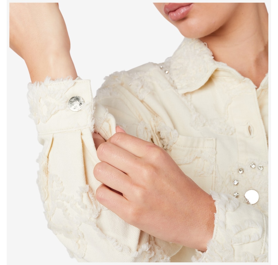 Image 229716_ALTMORE3.jpg, Product 229-716 / Price $69.88, claudia ev Shacket with Fancy Applique from claudia ev on TSC.ca's Fashion department