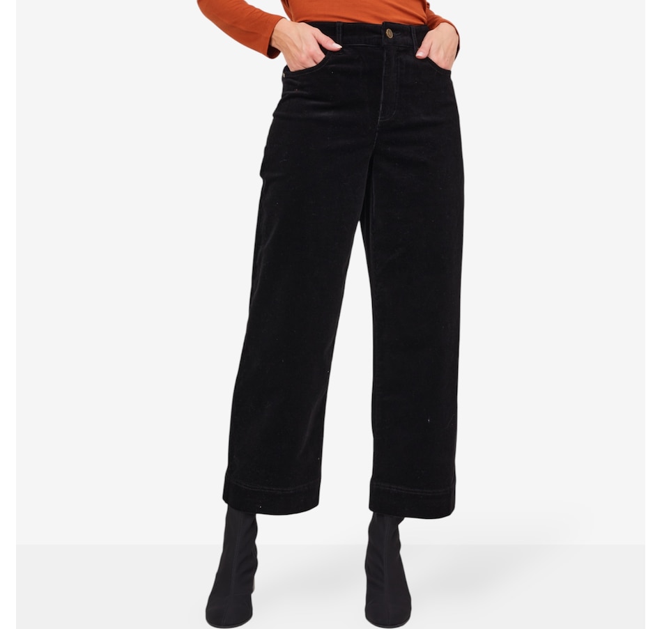 Image 229719_BLK.jpg, Product 229-719 / Price $64.88, claudia ev Fly Front Five Pocket Ankle Pant from claudia ev on TSC.ca's Fashion department