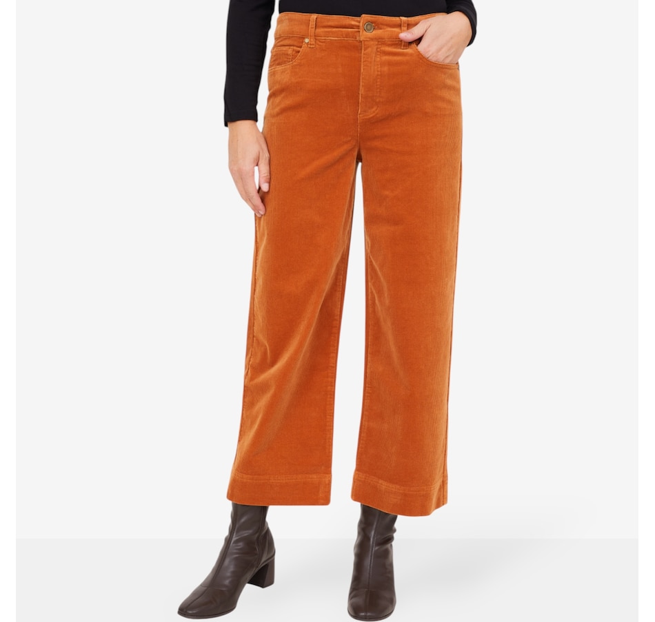 Image 229719_BRAN.jpg, Product 229-719 / Price $64.88, claudia ev Fly Front Five Pocket Ankle Pant from claudia ev on TSC.ca's Fashion department