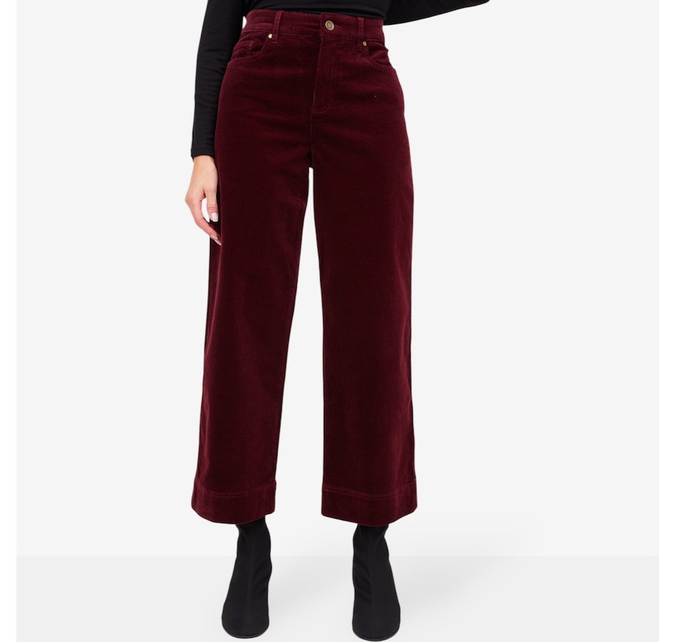 Image 229719_WIN.jpg, Product 229-719 / Price $64.88, claudia ev Fly Front Five Pocket Ankle Pant from claudia ev on TSC.ca's Fashion department