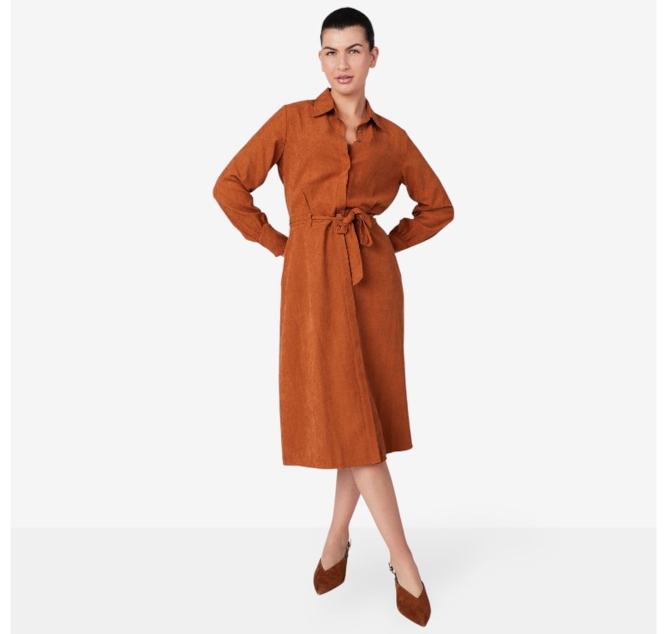Image 229720_GISP.jpg, Product 229-720 / Price $74.88, claudia ev Long Sleeve Shirt Dress from claudia ev on TSC.ca's Fashion department