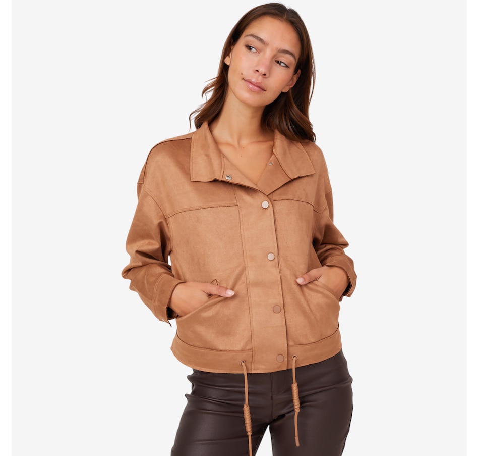 Image 229721_ALMLE.jpg, Product 229-721 / Price $79.88, claudia ev Drop Shoulder Jacket with Pockets from claudia ev on TSC.ca's Fashion department