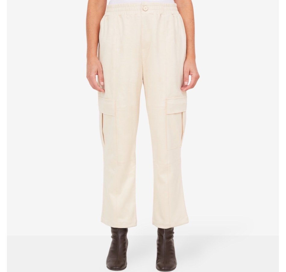 Image 229722_CRM.jpg, Product 229-722 / Price $64.88, claudia ev Elastic Waist Cargo Pant from claudia ev on TSC.ca's Fashion department