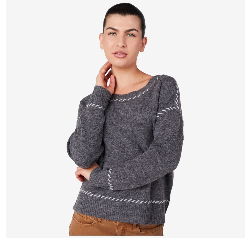 Image 229726_CHR.jpg, Product 229-726 / Price $74.88, claudia ev Long Sleeve Crew Neck Sweater from claudia ev on TSC.ca's Fashion department