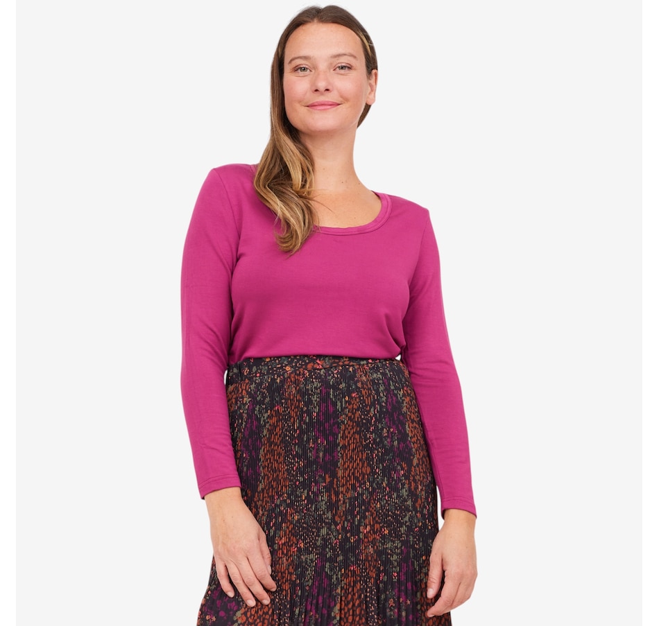 Image 229729_RSY.jpg, Product 229-729 / Price $24.33, claudia ev Scoop Neck Knit Top from claudia ev on TSC.ca's Fashion department