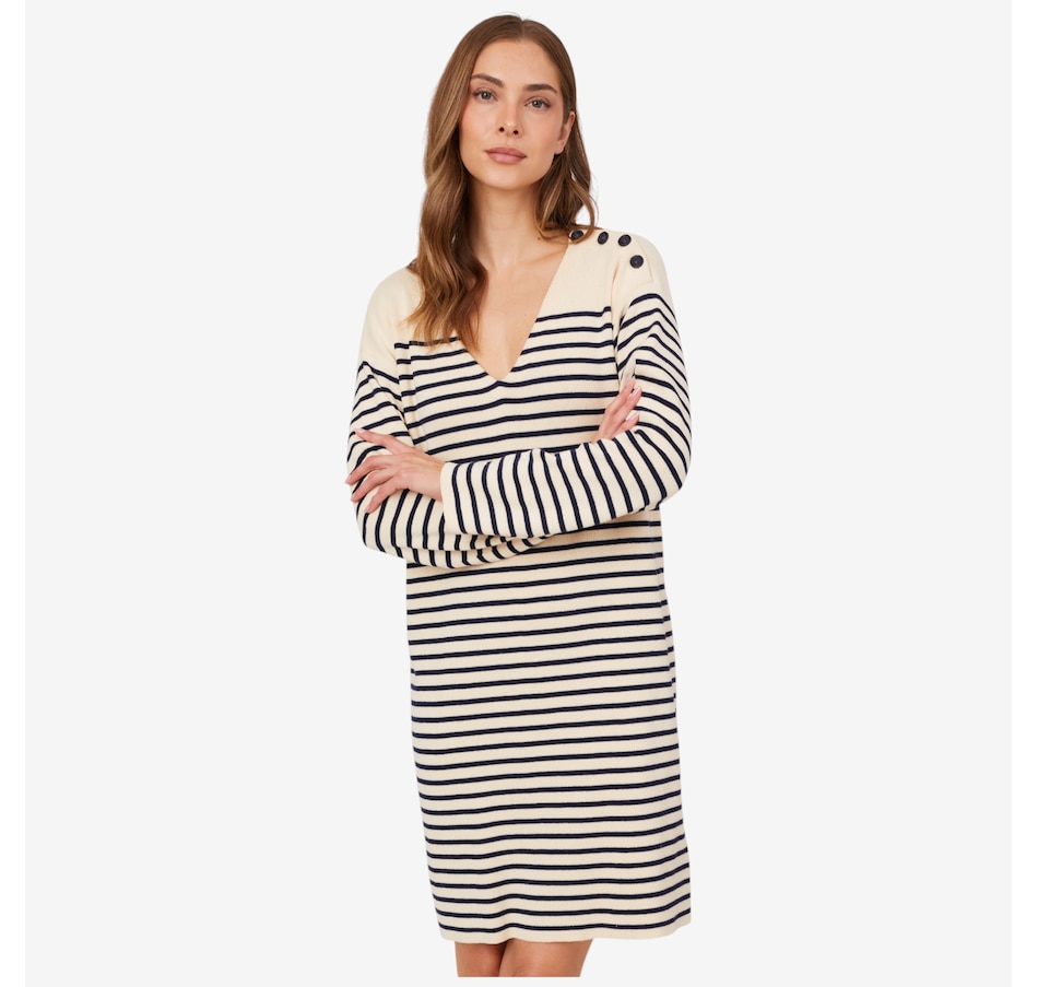 Image 229730_ECR.jpg, Product 229-730 / Price $84.88, claudia ev Long Sleeve Sweater Dress from claudia ev on TSC.ca's Fashion department