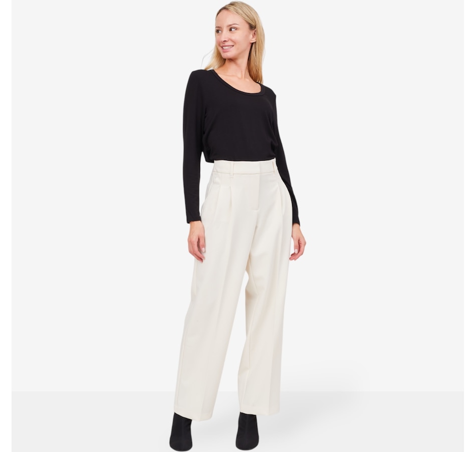 Image 229731_ALTMORE2.jpg, Product 229-731 / Price $74.88, claudia ev Fly Front Trouser from claudia ev on TSC.ca's Fashion department
