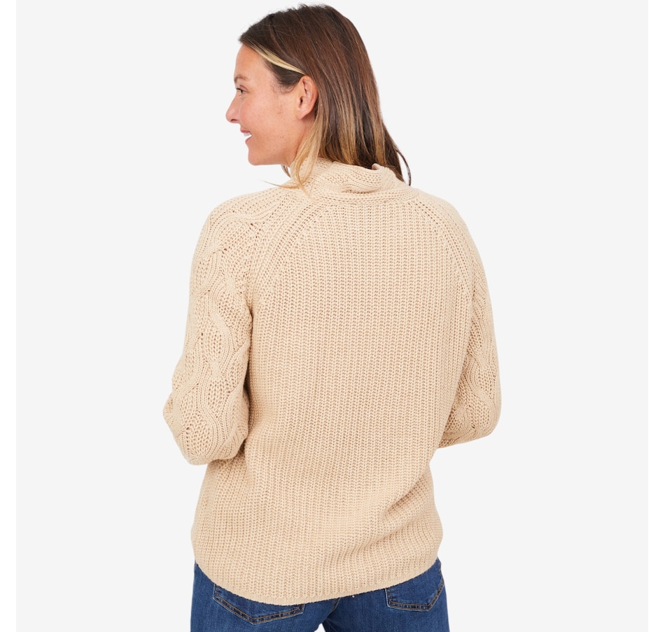 Image 229733_ALTMORE3.jpg, Product 229-733 / Price $34.33, claudia ev Cable Mock Neck Sweater from claudia ev on TSC.ca's Fashion department
