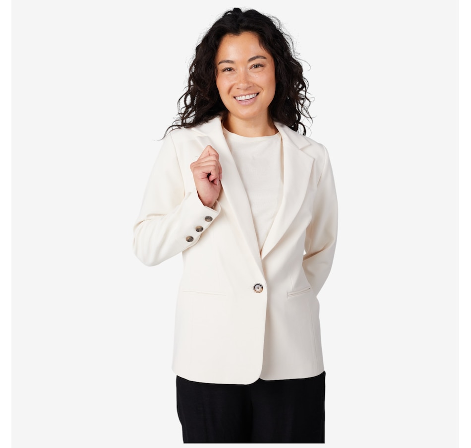 Image 229734_ALTMORE2.jpg, Product 229-734 / Price $94.88, claudia ev Long Sleeve Lined Blazer from claudia ev on TSC.ca's Fashion department