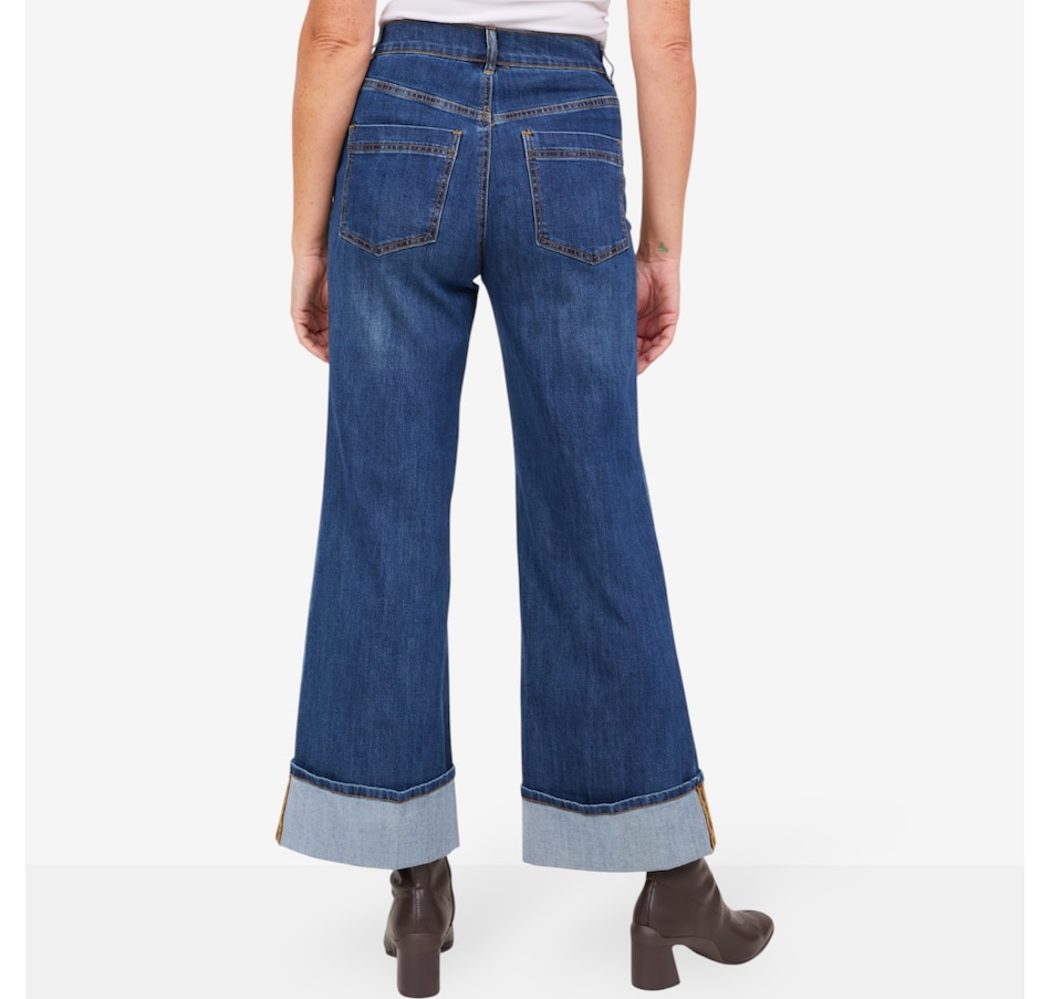 Image 229736_ALTMORE3.jpg, Product 229-736 / Price $79.88, claudia ev Palazzo Jean with Cuffs from claudia ev on TSC.ca's Fashion department