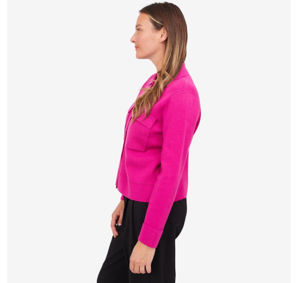 Image 229738_ALTMORE2.jpg, Product 229-738 / Price $74.88, claudia ev Double Knit Collared Sweater Cardigan from claudia ev on TSC.ca's Fashion department