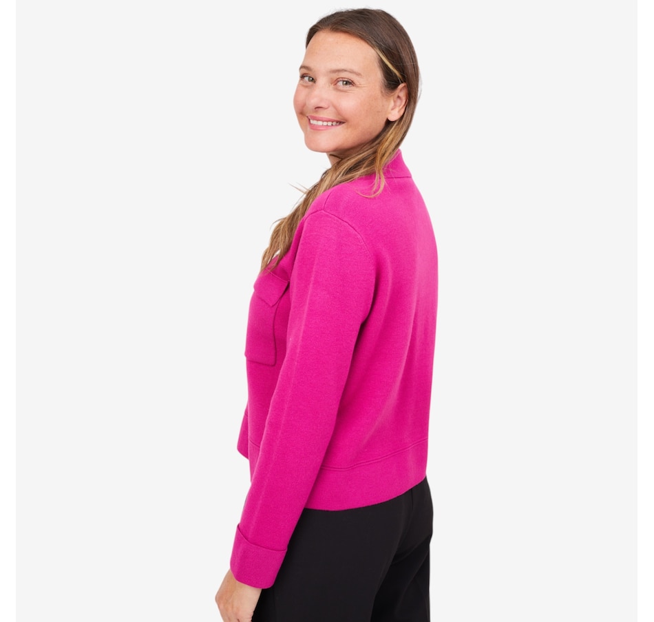 Image 229738_ALTMORE3.jpg, Product 229-738 / Price $74.88, claudia ev Double Knit Collared Sweater Cardigan from claudia ev on TSC.ca's Fashion department