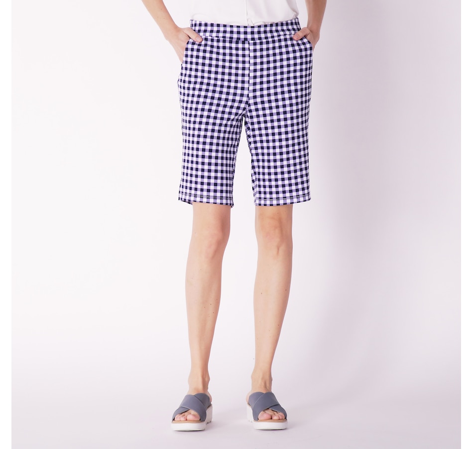 Image 229804_NVY.jpg, Product 229-804 / Price $14.33, Nina Leonard Bermuda Shorts from Nina Leonard on TSC.ca's Fashion department