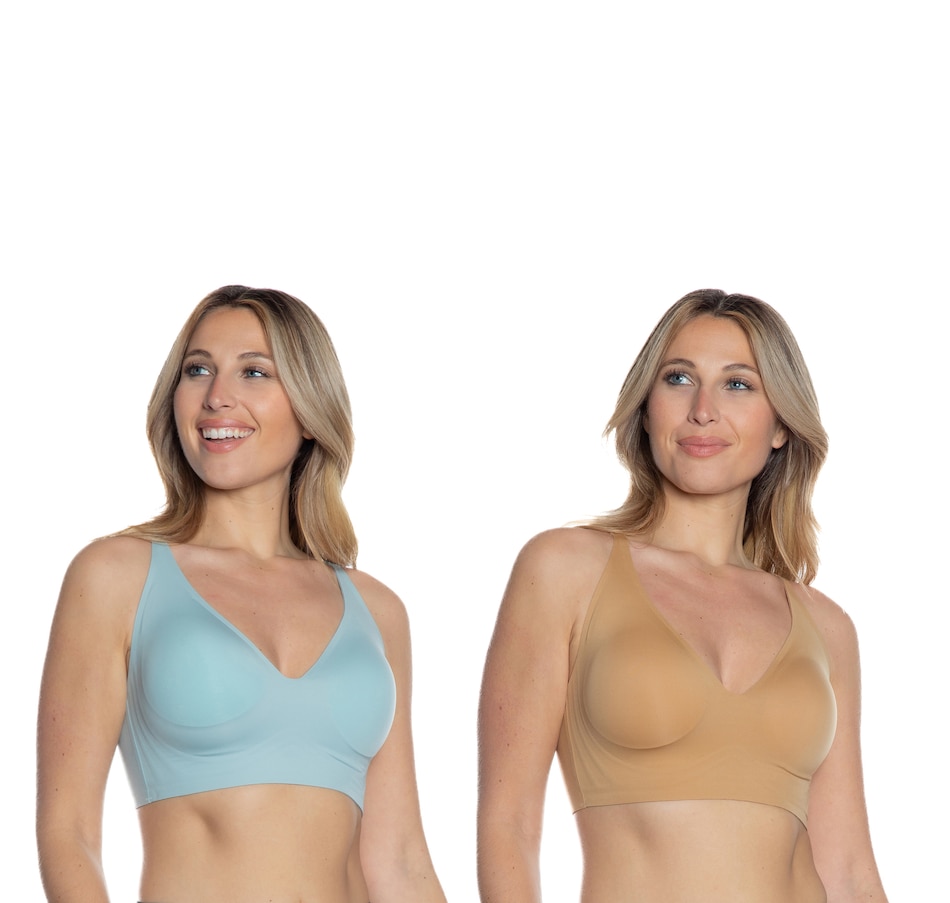 Clothing & Shoes - Socks & Underwear - Bras - Rhonda Shear 3-Pack Seamless Ahh  Bra With Adjustable Straps And Removable Pads - Online Shopping for  Canadians