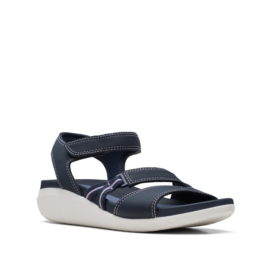 Image 229895_NVY.jpg, Product 229-895 / Price $39.33, Clarks Cloudsteppers Glide Hi Shore Sandal from Clarks Footwear on TSC.ca's Shoes department