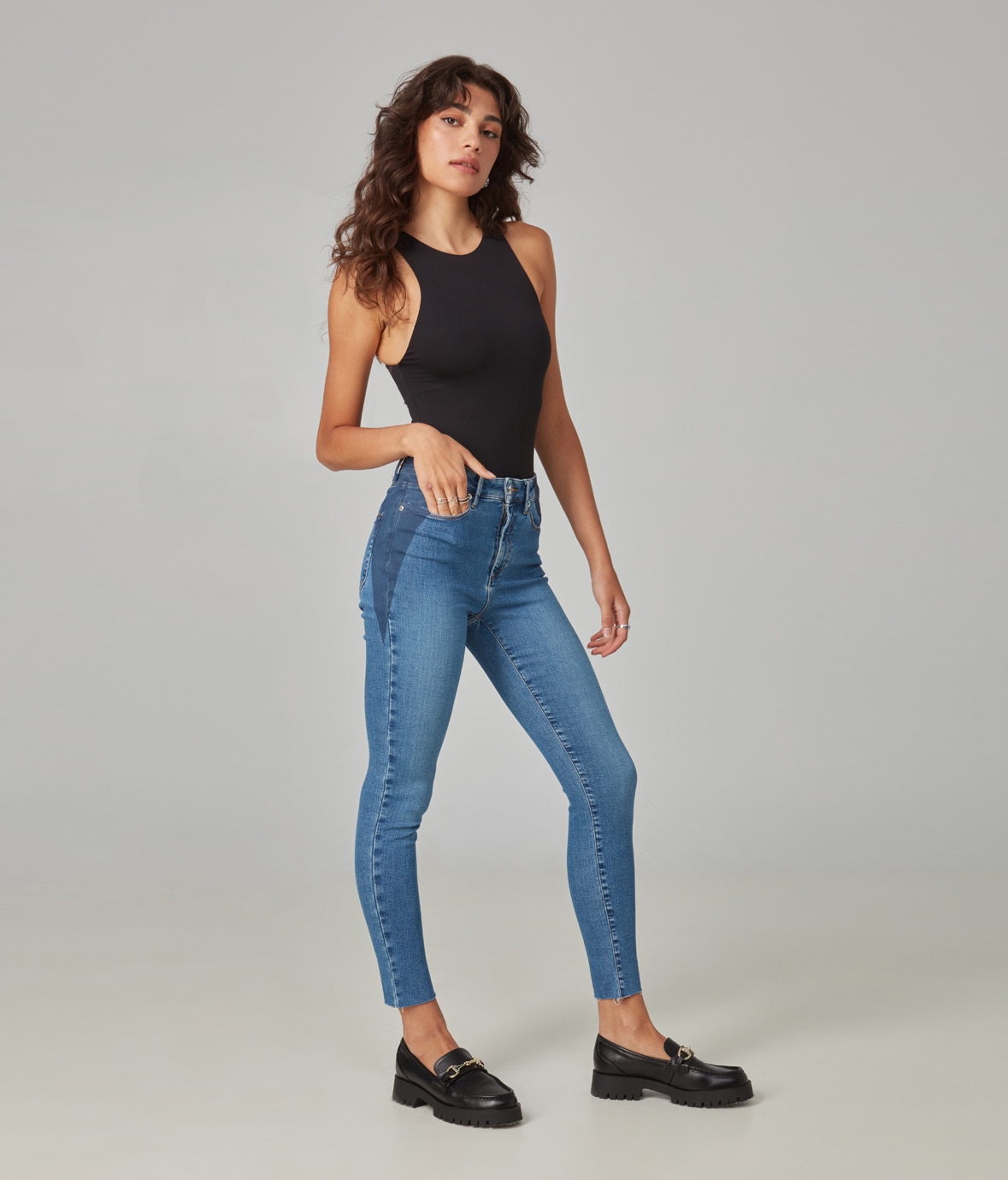 Forever 21 high hot sale rise skinny jeans