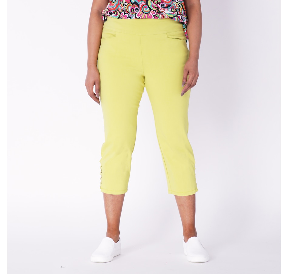 Clothing & Shoes - Bottoms - Pants - Nina Leonard Millennium Pull-On Crop  Pant - Online Shopping for Canadians