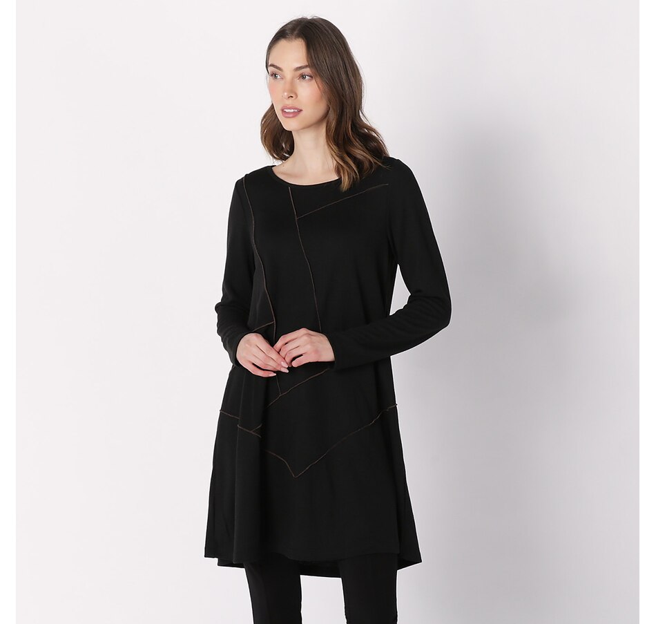 Image 229969_COP.jpg, Product 229-969 / Price $59.88, Red Coral Piping Detail Tunic from Red Coral Fashions on TSC.ca's Fashion department