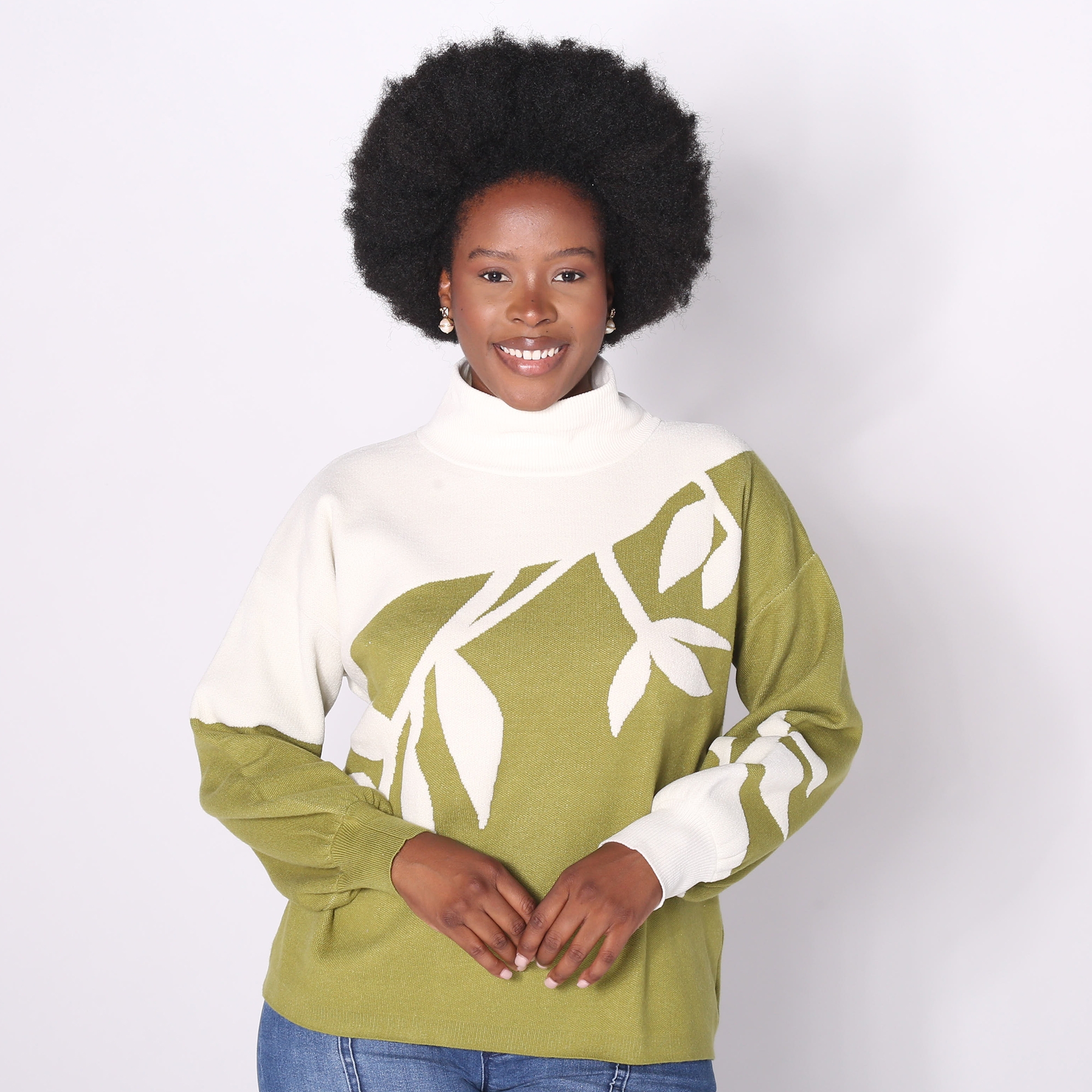 Wynne Style Softknit and Chenille Jacquard Sweater - TSC.ca