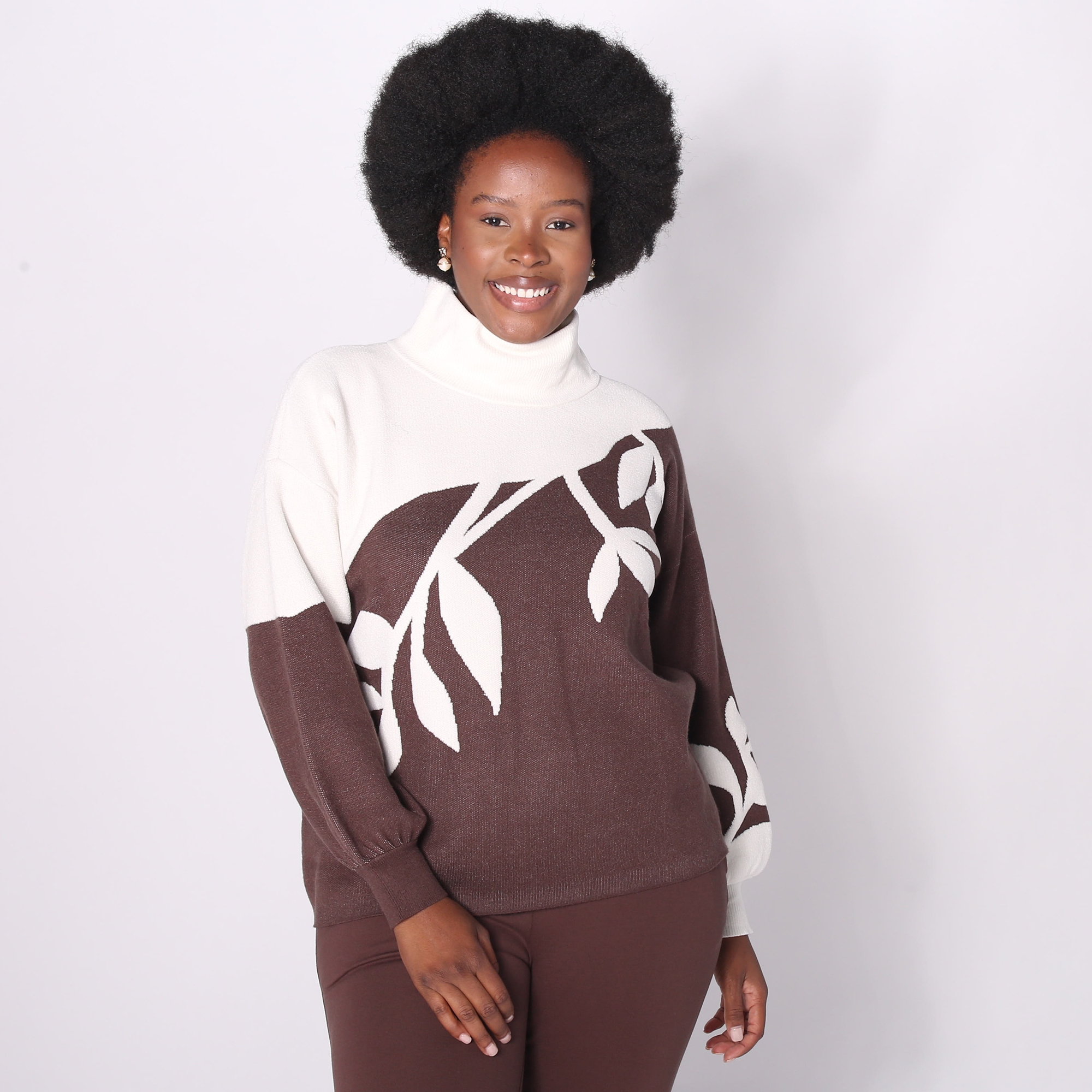 Wynne Style Softknit and Chenille Jacquard Sweater - TSC.ca
