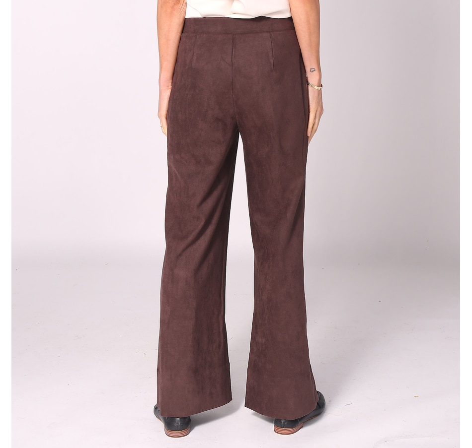 Image 230033_ALTMORE1.jpg, Product 230-033 / Price $34.33, Wynne Style Faux Suede Flared Pant from Wynnelayers on TSC.ca's Fashion department